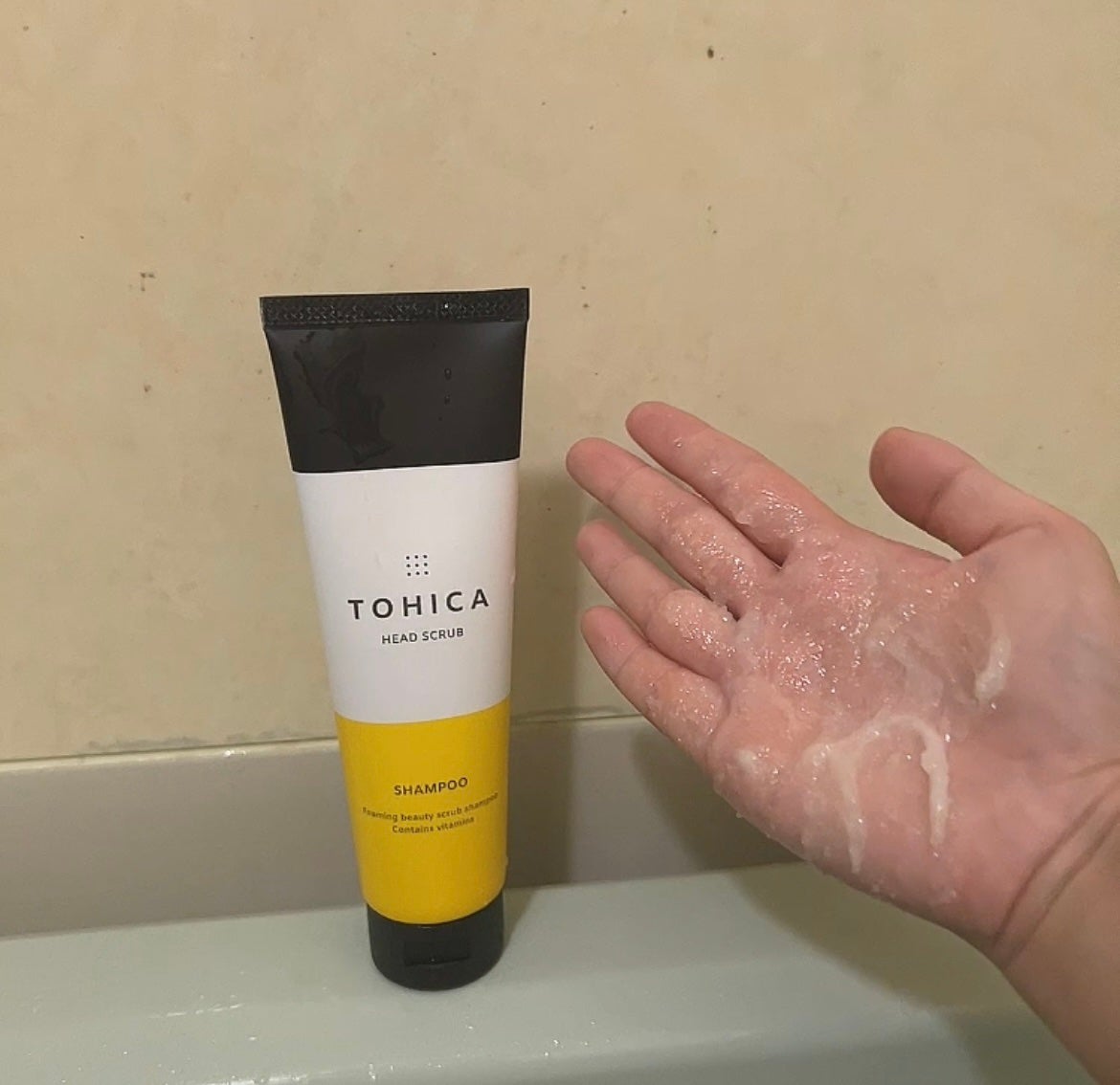 もふるん on LIPS 「TOHICAディープクレンズヘッドスクラブ頭皮と髪のWケアでき..」(3枚目)