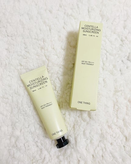 ツボクサ日焼け止め/ONE THING/日焼け止めクリームを使ったクチコミ(1枚目)