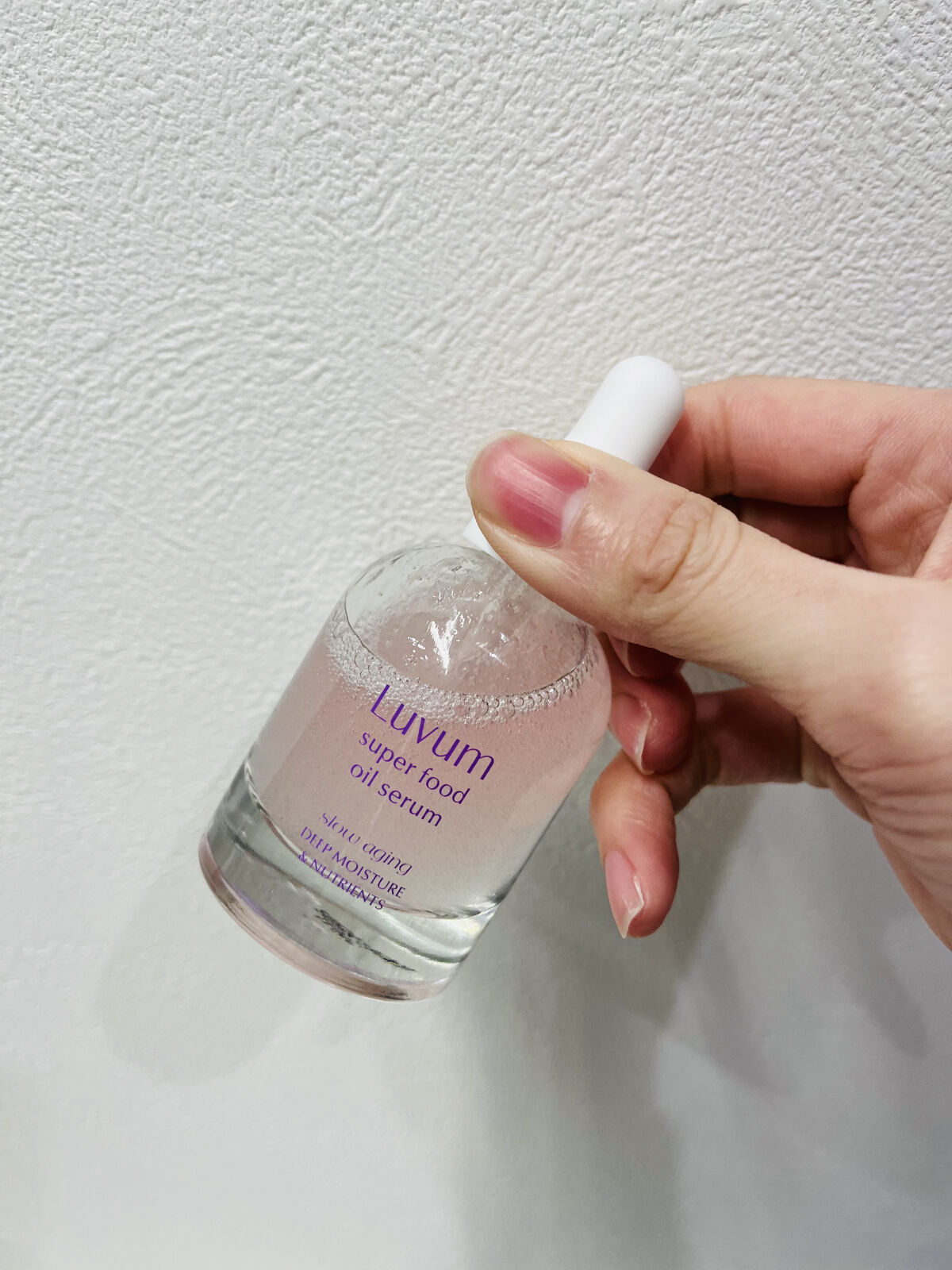 スローエイジングスーパーフードオイルセラム/Luvum/美容液を使ったクチコミ（2枚目）