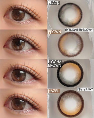 Eyelighter Glowy 1Month/OLENS/カラーコンタクトレンズを使ったクチコミ（2枚目）