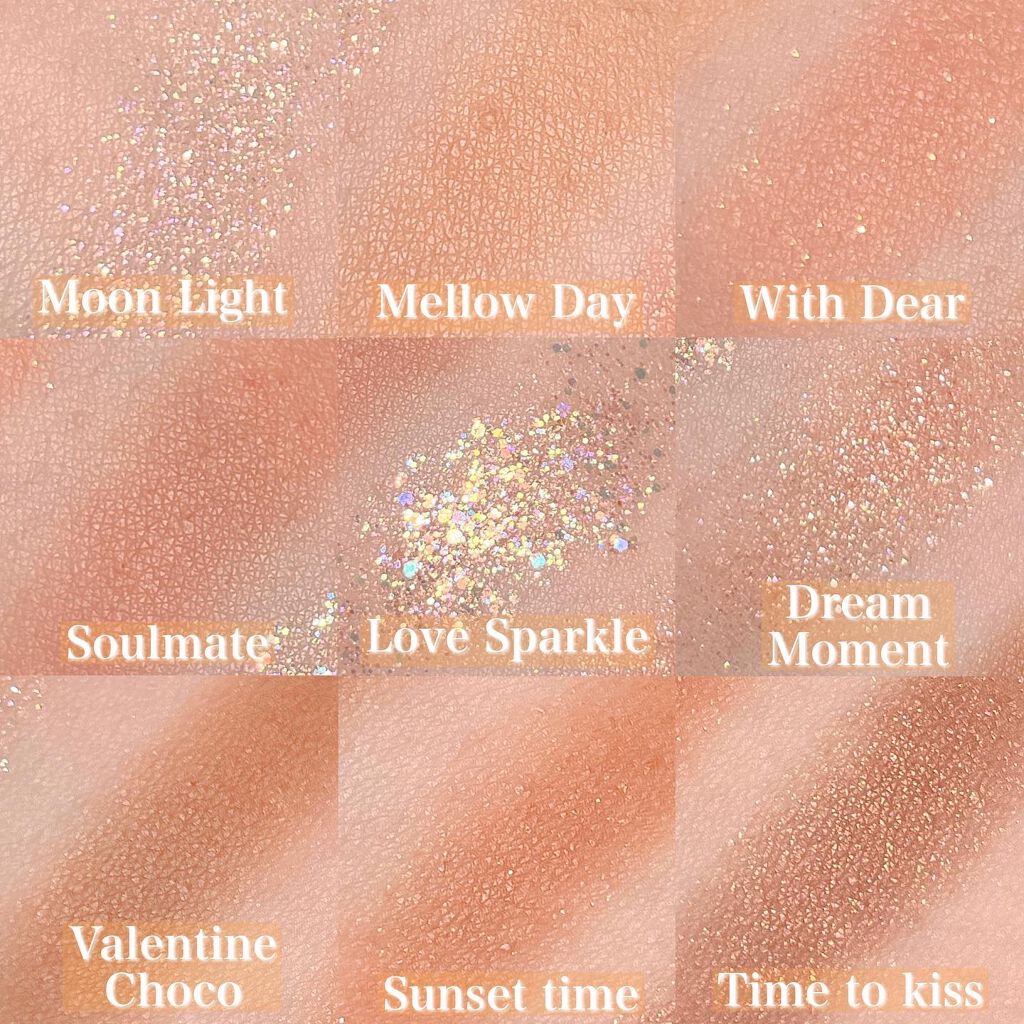 KEYBO FALL IN LOVE SHADOW PALETTE/keybo/アイシャドウパレットを使ったクチコミ(4枚目)