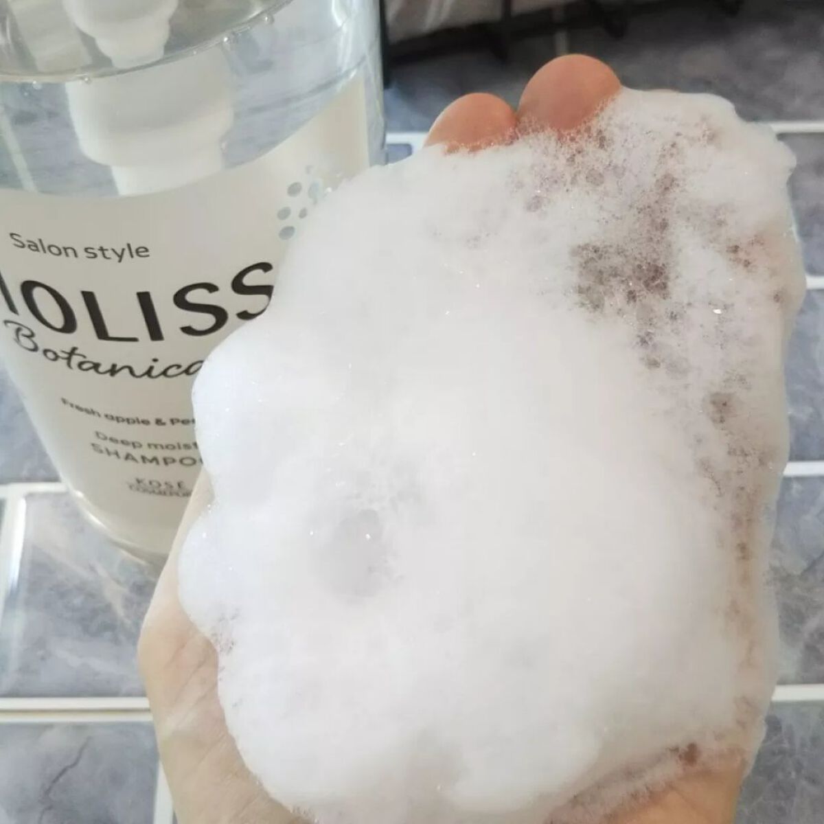 SSビオリス ボタニカル シャンプー／ヘアコンディショナー(ディープモイスト) コンディショナーポンプ480ml/SSビオリス/市販シャンプーを使ったクチコミ（3枚目）