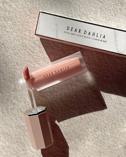 ペタルドロップリキッドブラッシャー/DEAR DAHLIA/リキッドチークを使ったクチコミ(1枚目)