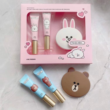 
MilkTouch × LINE FRIENDS
スペシャルセット✨

>> マスカラ2種類+手鏡🪞
✅オールデイ ロング アンド カール マスカラ
✅オールデイ ボリューム アンド カール マスカラ