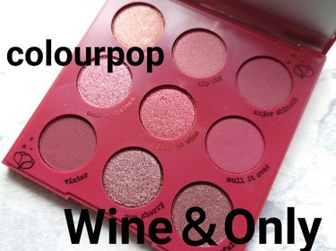 Wine&Only/ColourPop/アイシャドウパレットを使ったクチコミ（1枚目）