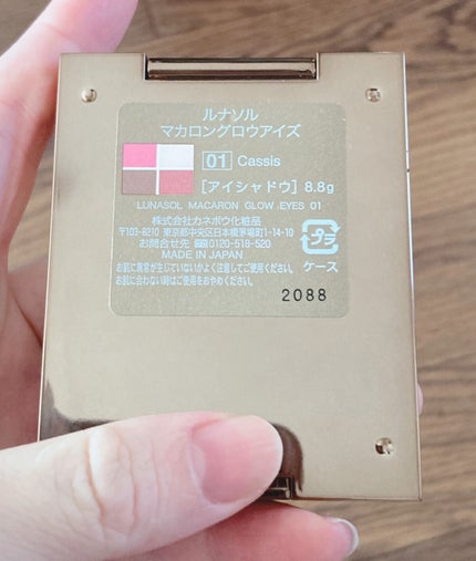 スキンモデリングアイズ/LUNASOL/アイシャドウパレットを使ったクチコミ(4枚目)