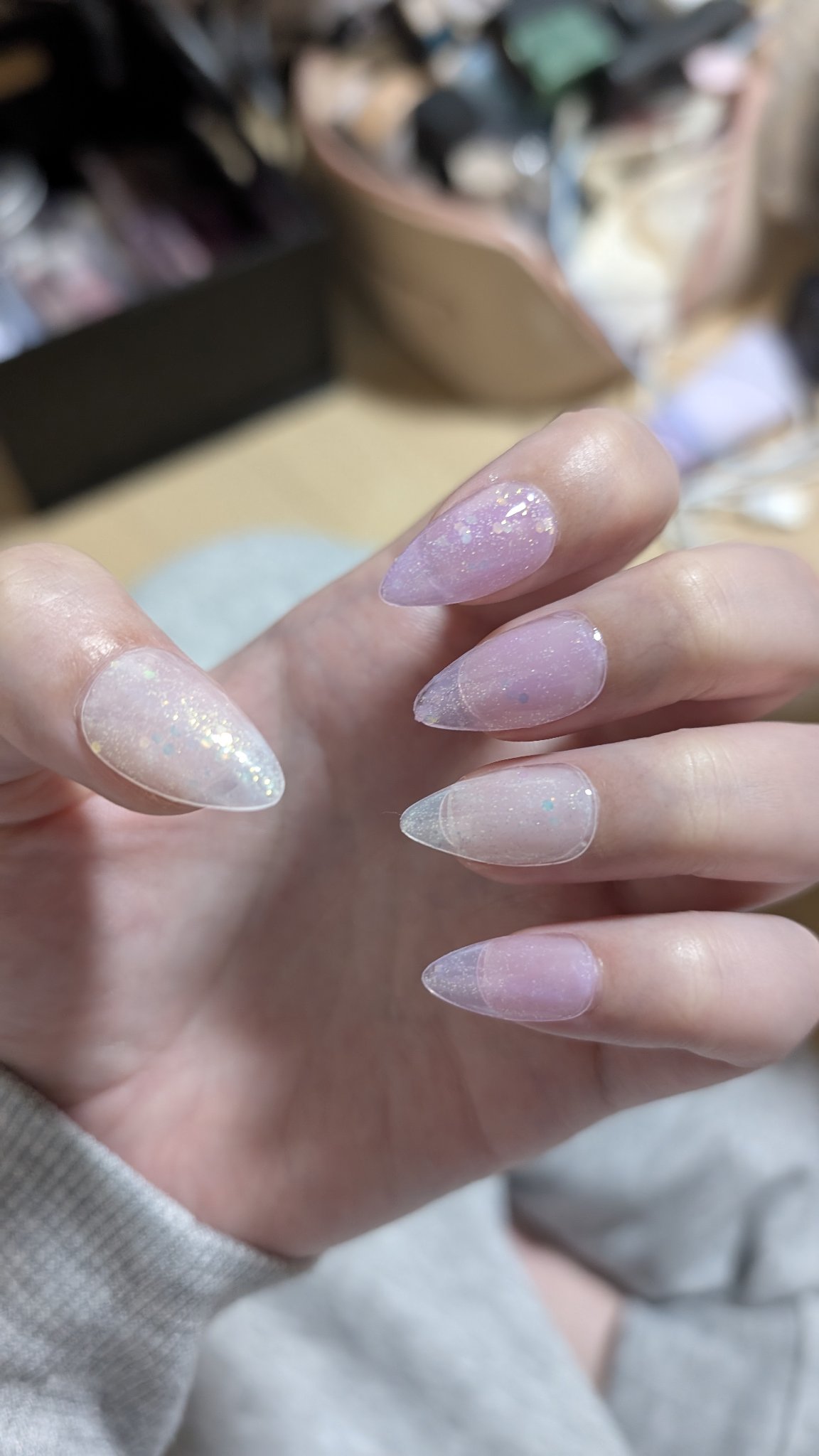 ジェルネイル（ライト対応）/セリア/ジェルネイルを使ったクチコミ（1枚目）