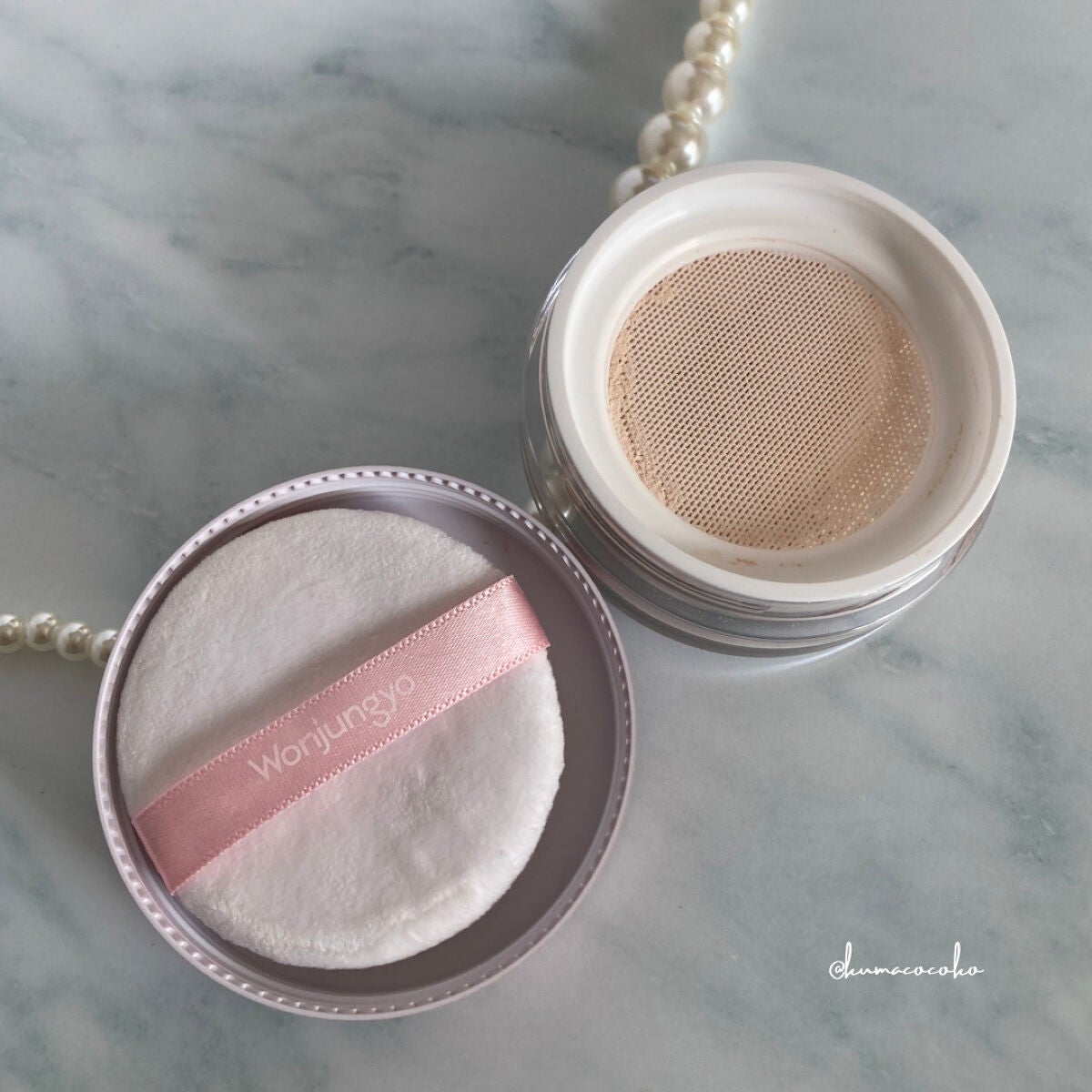 ウォンジョンヨ フィクシングブラーパウダー N/Wonjungyo/ルースパウダーを使ったクチコミ(4枚目)