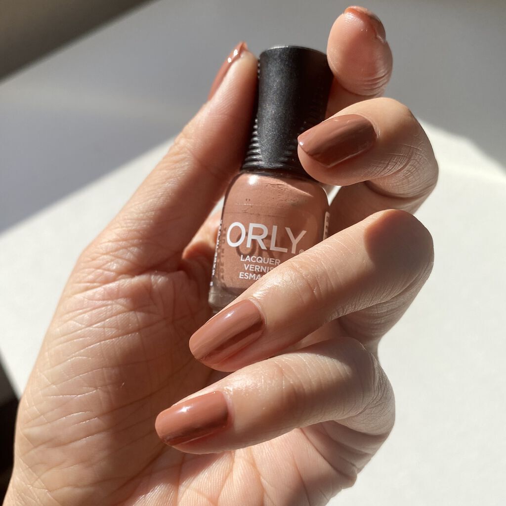 ネイルラッカー mini 48575 コーヒーブレイク/ORLY/マニキュアを使ったクチコミ（2枚目）