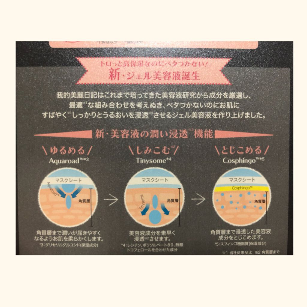 黒真珠マスク/我的美麗日記/シートマスク・パックを使ったクチコミ（2枚目）