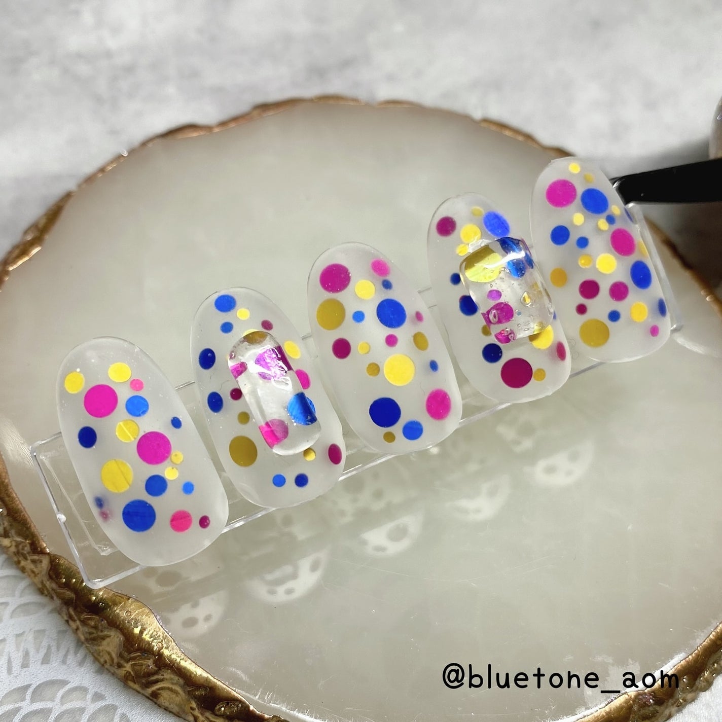 ジェルネイル(ライト対応)/セリア/ジェルネイルを使ったクチコミ(6枚目)