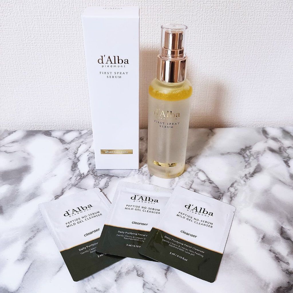 ダルバ ホワイトトリュフファーストスプレーセラム/ダルバ/ミスト状化粧水を使ったクチコミ（1枚目）