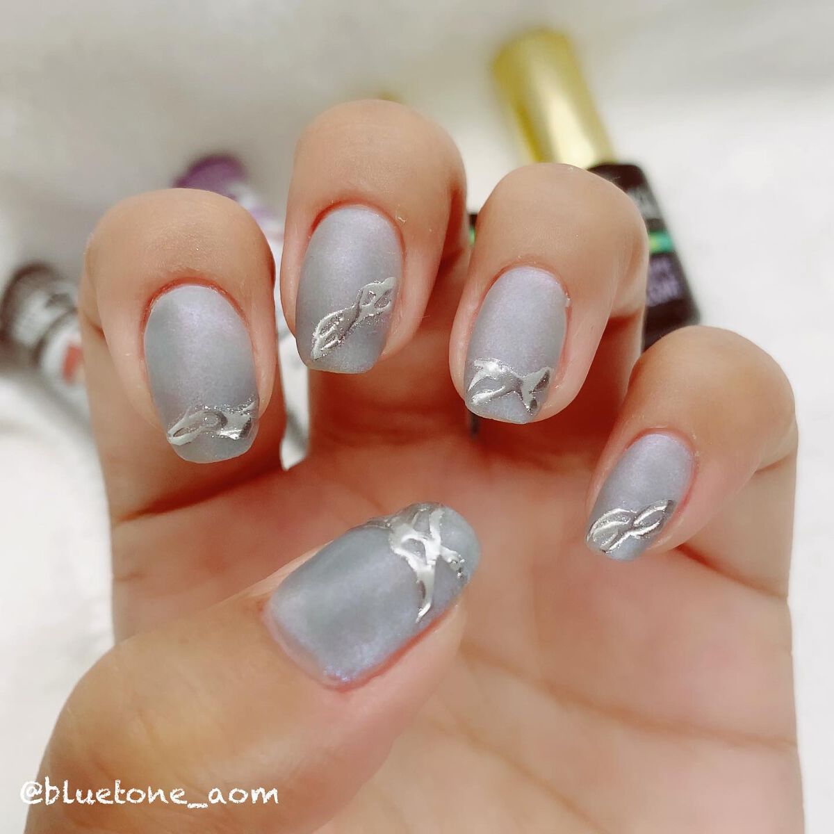 ジェルネイル（ライト対応）/セリア/ジェルネイルを使ったクチコミ（1枚目）