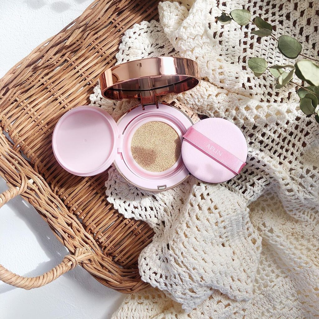 ピンクティーツリーカバークッション/APLIN/クッションファンデーションを使ったクチコミ(2枚目)