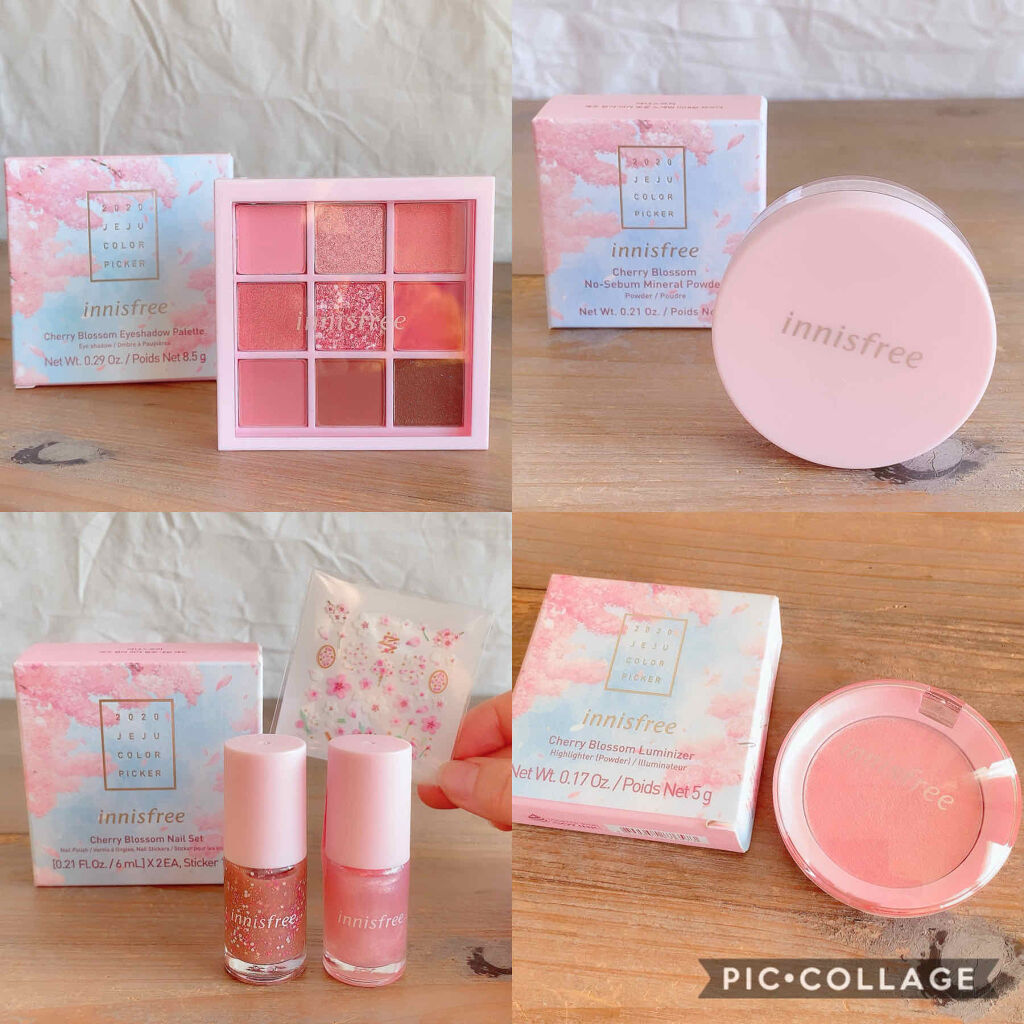 チェリーブロッサム ノーセバム ミネラルパウダー 2020 Jeju Color Picker/innisfree/ルースパウダーを使ったクチコミ（2枚目）