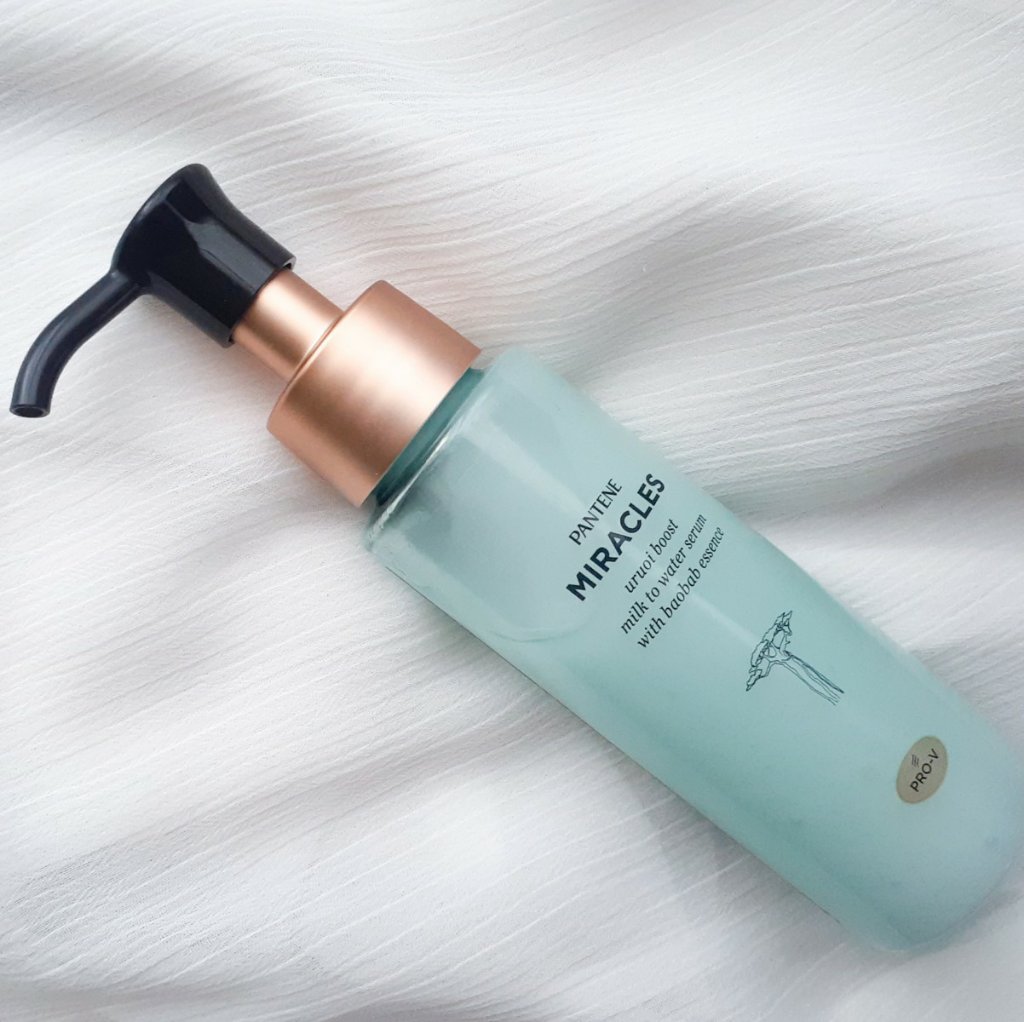 ミラクルズ うるおいブーストミルクウォーターセラム/パンテーン/アウトバストリートメントを使ったクチコミ（3枚目）