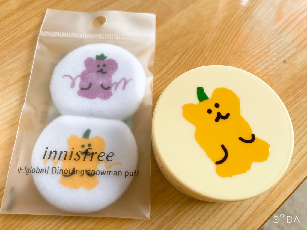 ノーセバム ミネラルパウダー LTD21/innisfree/ルースパウダーを使ったクチコミ（2枚目）