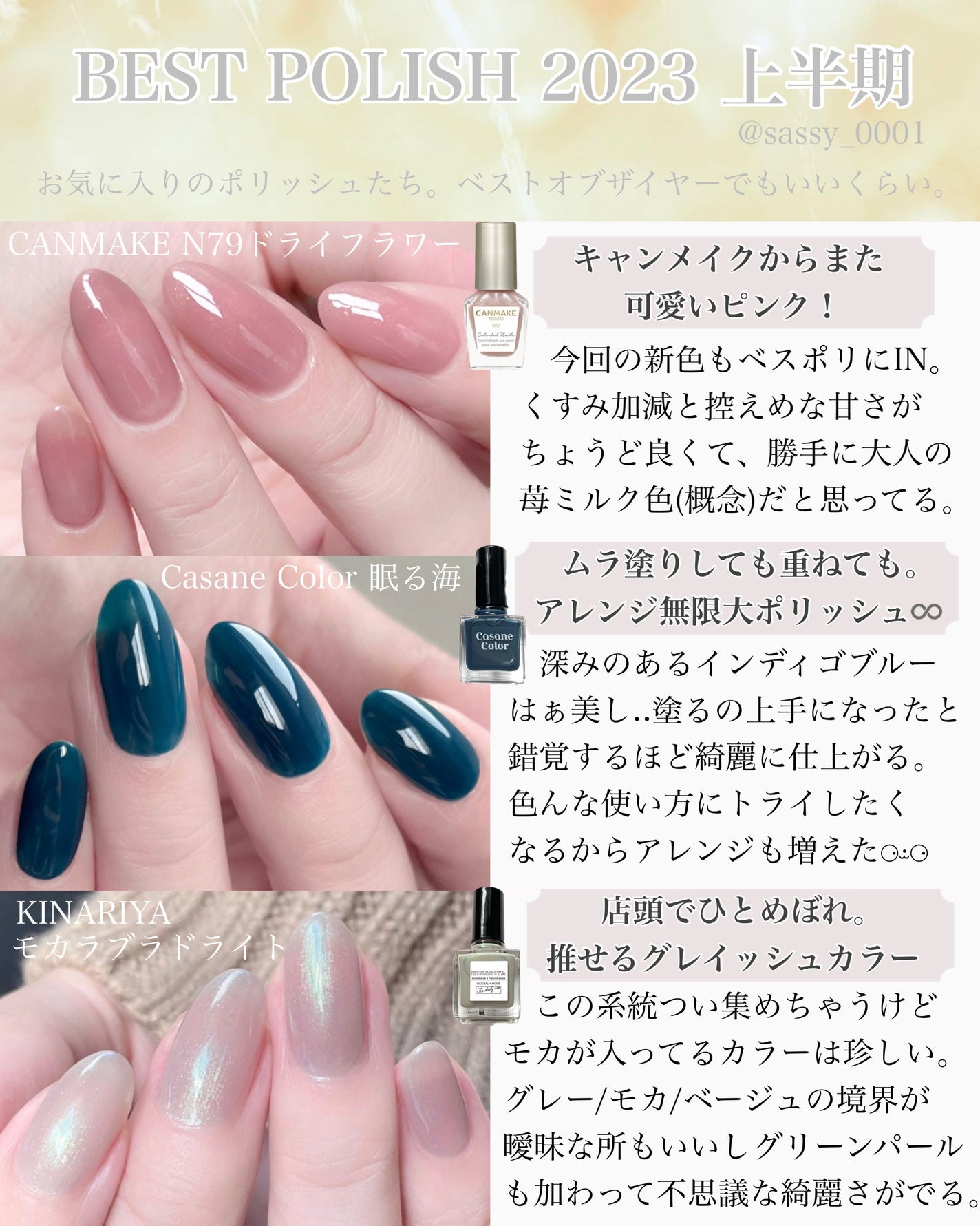 カラフルネイルズ/キャンメイク/マニキュアを使ったクチコミ(1枚目)