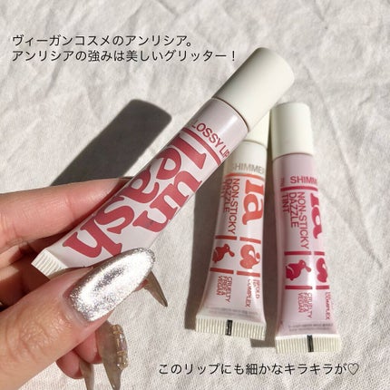 ノンスティッキーダズルティント/unleashia/リップティントを使ったクチコミ(2枚目)