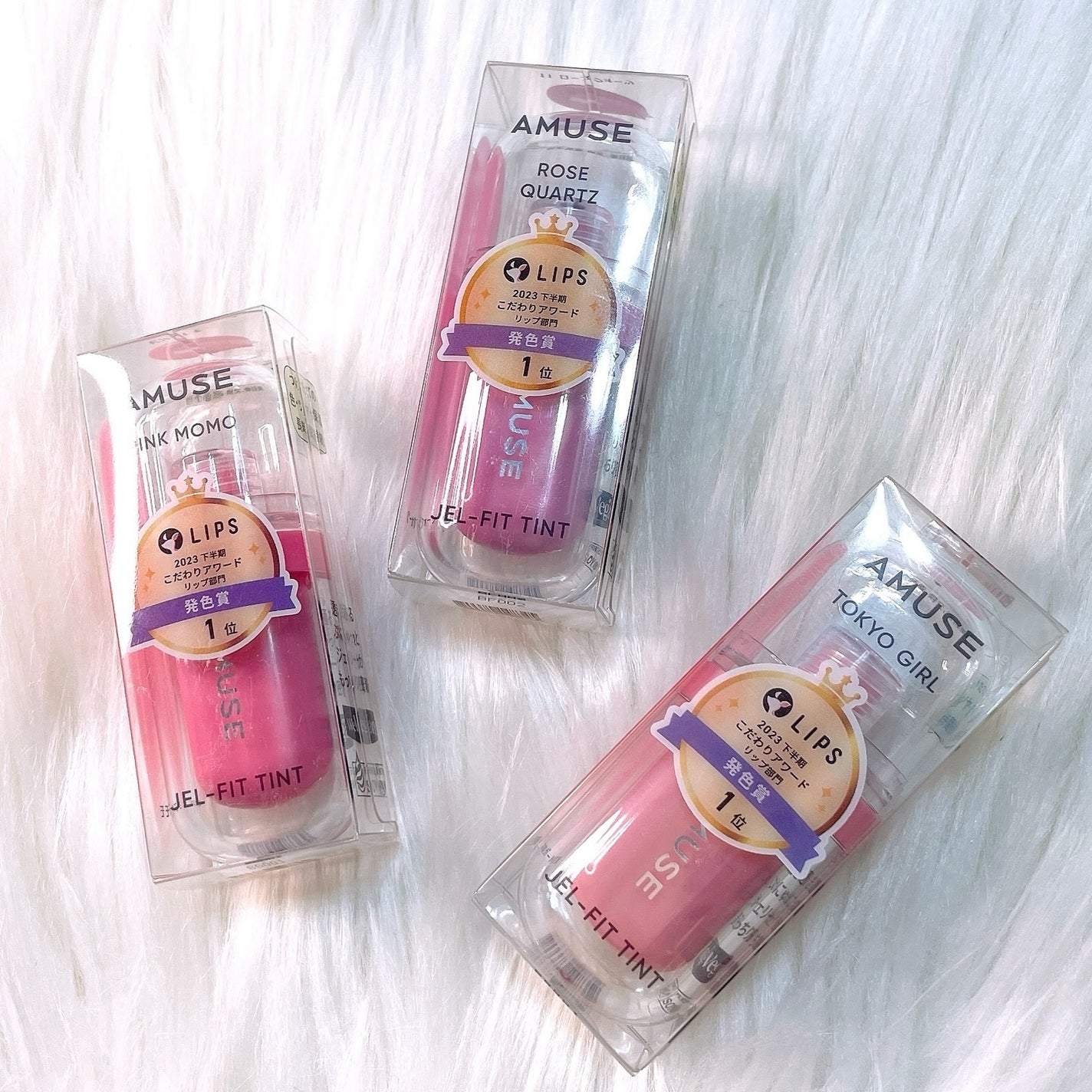 ジェルフィットティント/AMUSE/リップティントを使ったクチコミ(7枚目)