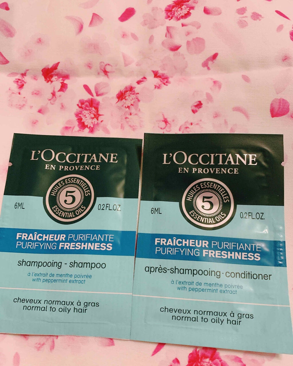ファイブハーブス ピュアフレッシュネス シャンプー/コンディショナー/L'OCCITANE/市販シャンプーを使ったクチコミ(1枚目)