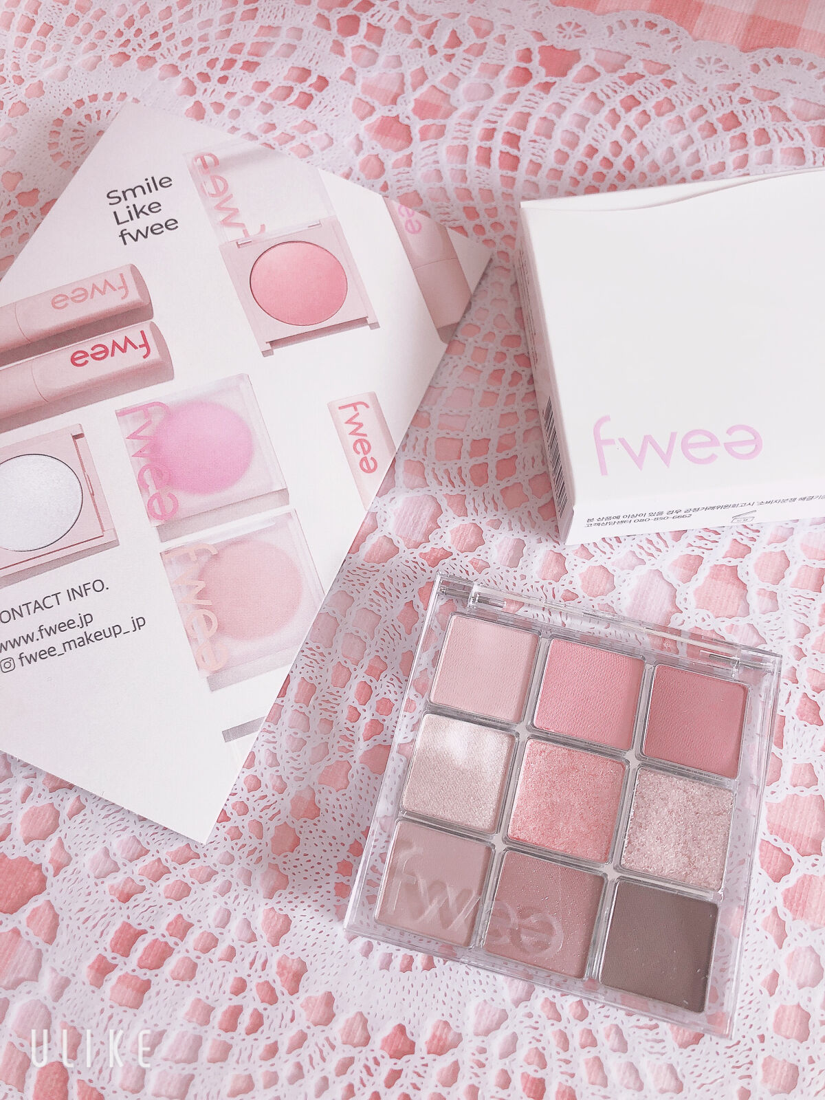 フィーアイパレットガラス 02 サマー/fwee/アイシャドウパレットを使ったクチコミ（1枚目）