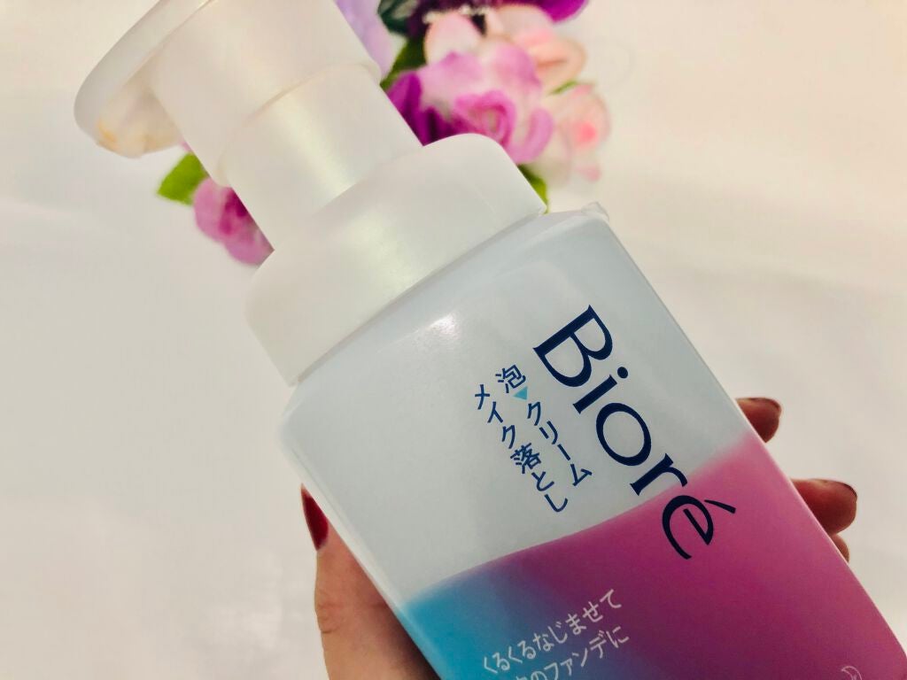 泡クリームメイク落とし/ビオレ/クレンジングクリームを使ったクチコミ(2枚目)