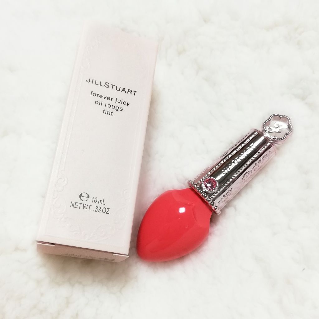 フォーエヴァージューシー オイルルージュ ティント 03 mango mix/JILL STUART/リップティントを使ったクチコミ（1枚目）