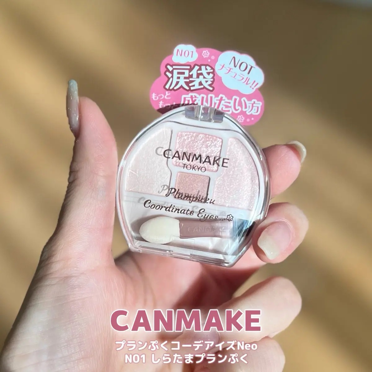 プランぷくコーデアイズNeo/キャンメイク/アイシャドウを使ったクチコミ（1枚目）