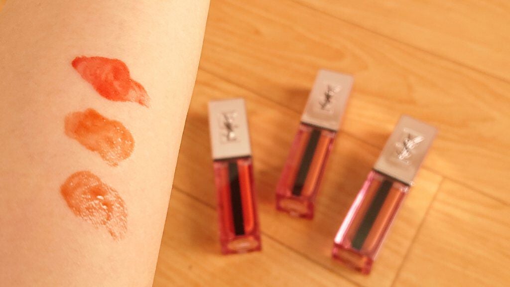 ルージュ ピュールクチュール ヴェルニ ウォーターグロウ/YVES SAINT LAURENT BEAUTE/口紅を使ったクチコミ(1枚目)