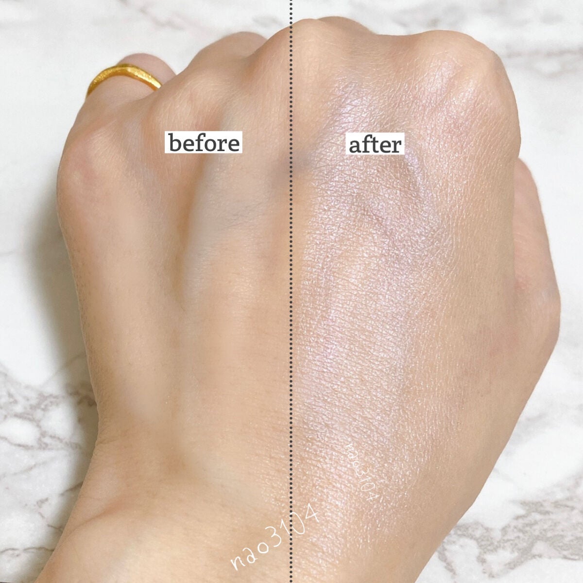 ル ブラン ロージー ドロップス/CHANEL/リキッドハイライトを使ったクチコミ(4枚目)