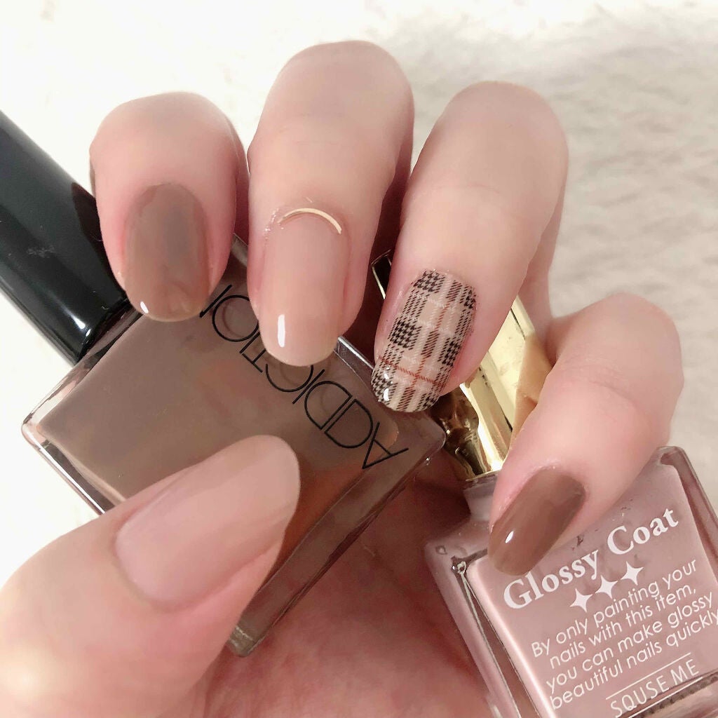 グロッシーコート/スキューズミー/オールインワンネイルを使ったクチコミ(1枚目)