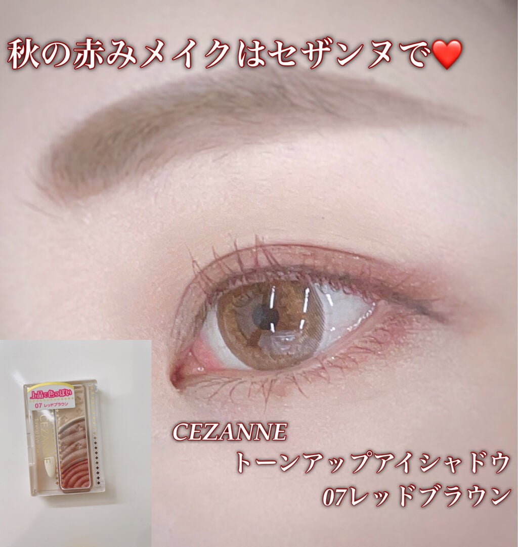 トーンアップアイシャドウ/CEZANNE/アイシャドウパレットを使ったクチコミ(1枚目)