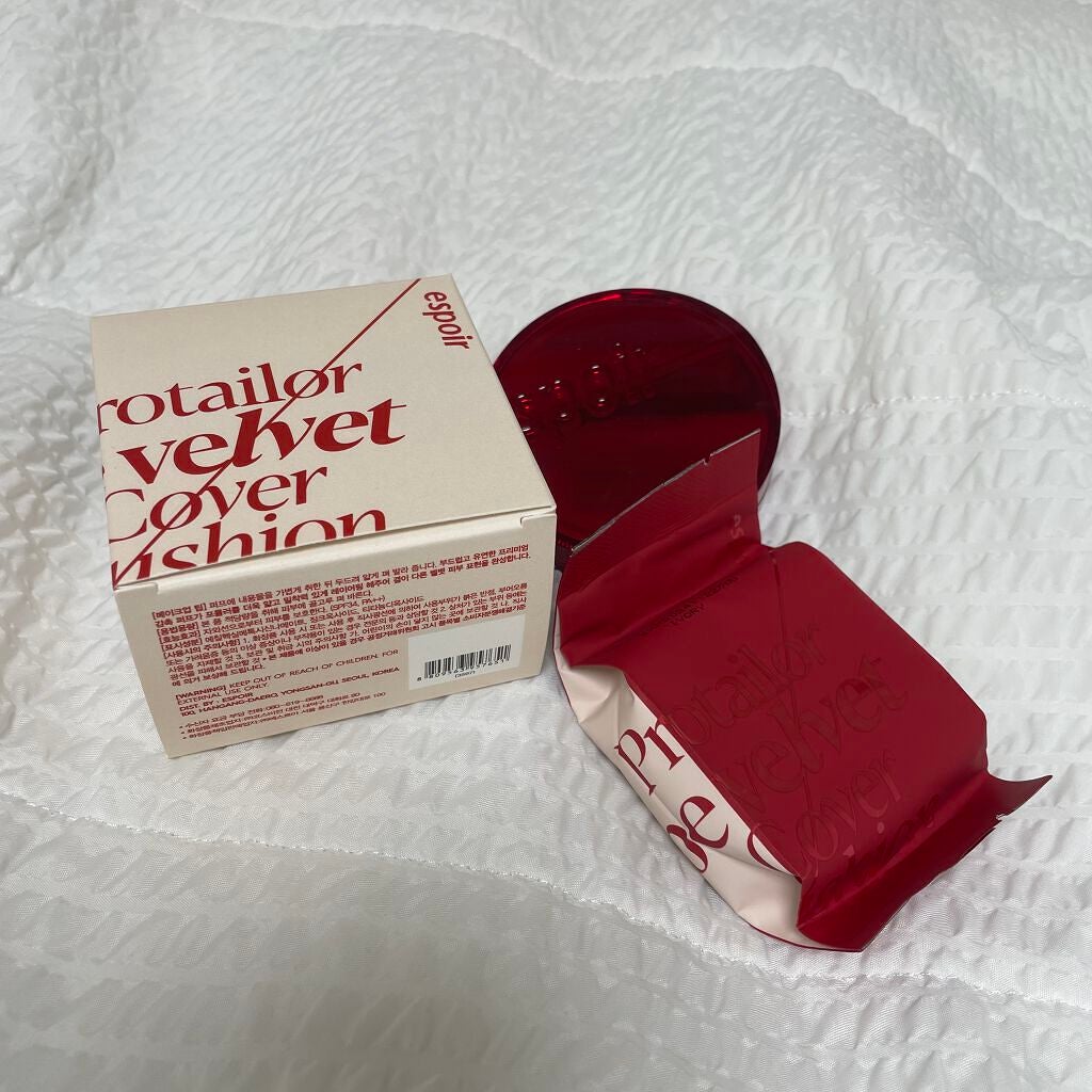 プロテーラービーベルベットカバークッション/espoir/クッションファンデーションを使ったクチコミ(1枚目)