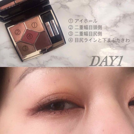 【旧】サンク クルール クチュール/Dior/アイシャドウパレットを使ったクチコミ(2枚目)