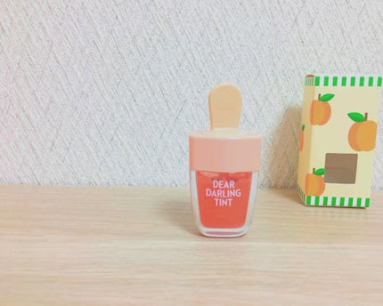ディアダーリン ウォータージェルティント (アイスティント)/ETUDE/口紅を使ったクチコミ(3枚目)