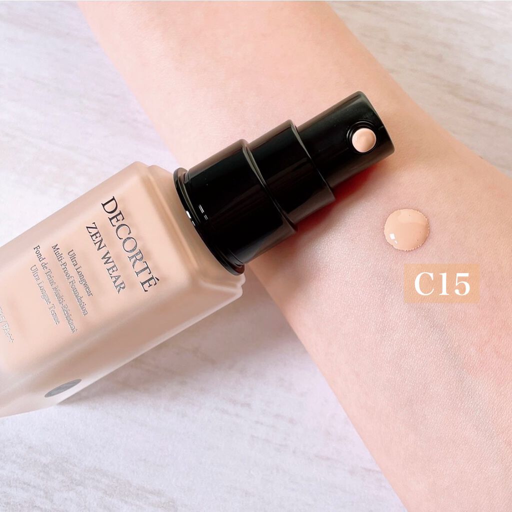 ゼン ウェア フルイド/DECORTÉ/リキッドファンデーションを使ったクチコミ(3枚目)