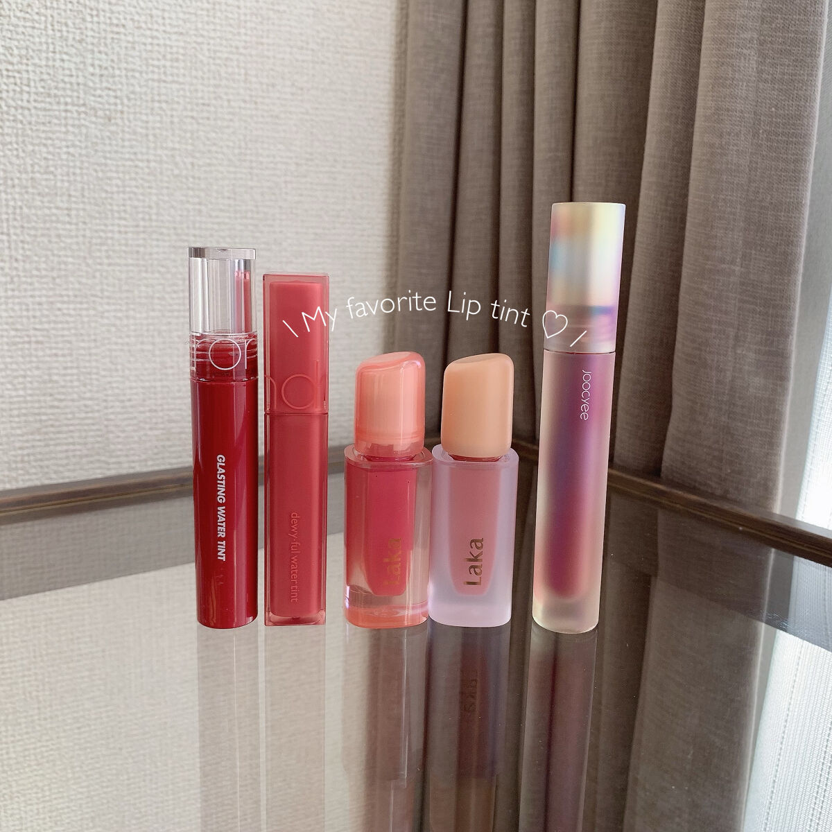 rom&nd・Joocyee・Lakaの口紅・グロス・リップライナー・リップケアを