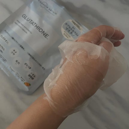 CPフェイスマスク G/カプセルセラム/シートマスク・パックを使ったクチコミ(5枚目)