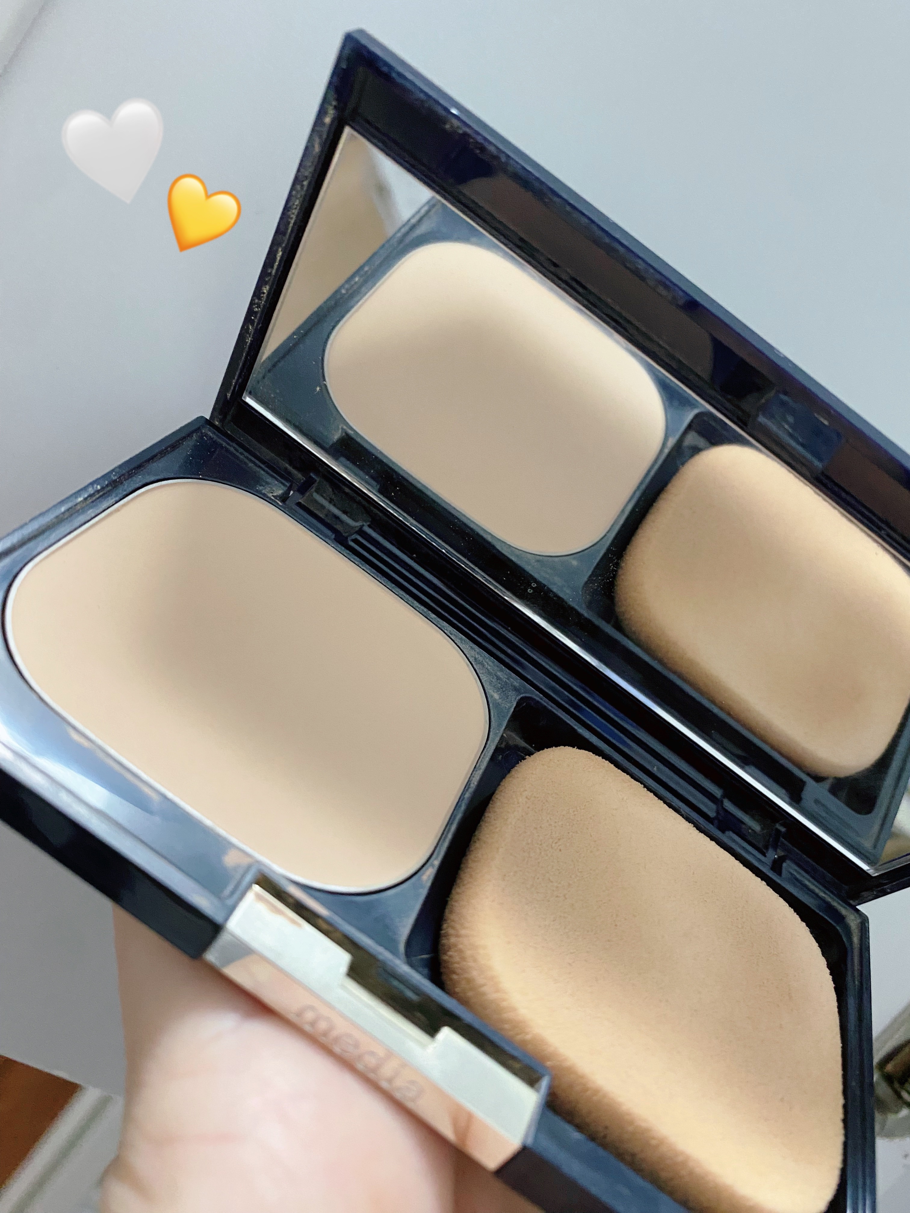 ホワイトニングパクト EX/media/パウダーファンデーションを使ったクチコミ（1枚目）