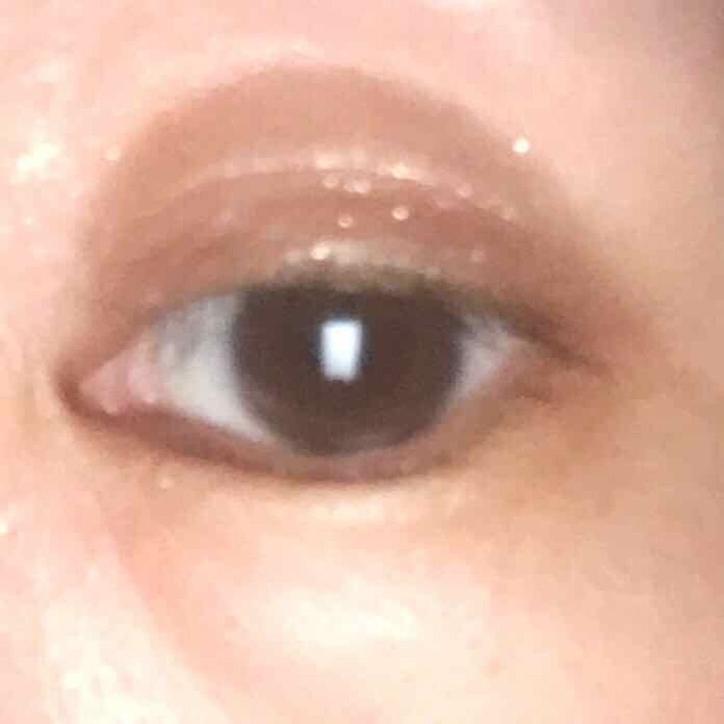 デューイグロッシーアイズ アップルレッド/MISSHA/ジェル・クリームアイシャドウを使ったクチコミ（2枚目）