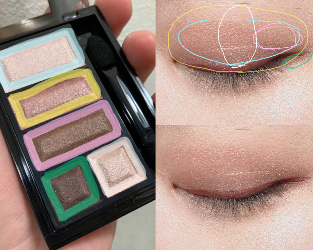 ショコラスウィート アイズ/リンメル ロンドン/アイシャドウパレットを使ったクチコミ（3枚目）