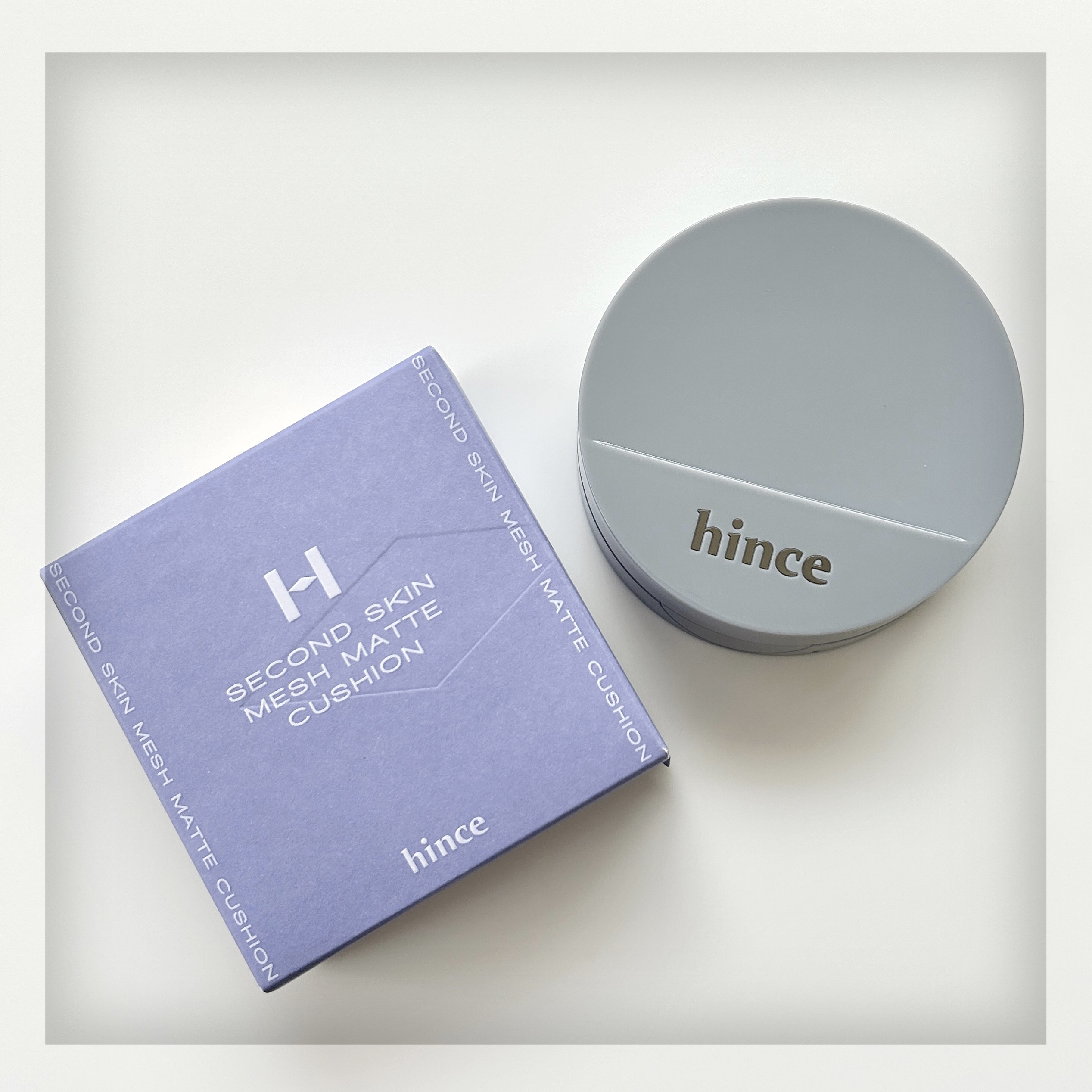 セカンドスキンメッシュマットクッション 15 ロージー/hince/クッションファンデーションを使ったクチコミ（1枚目）