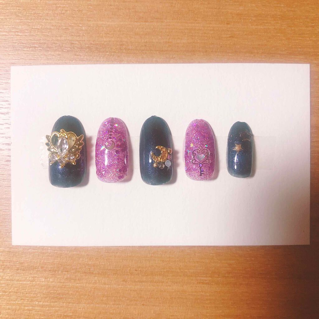 ジェルネイル（ライト対応）/セリア/ジェルネイルを使ったクチコミ（1枚目）