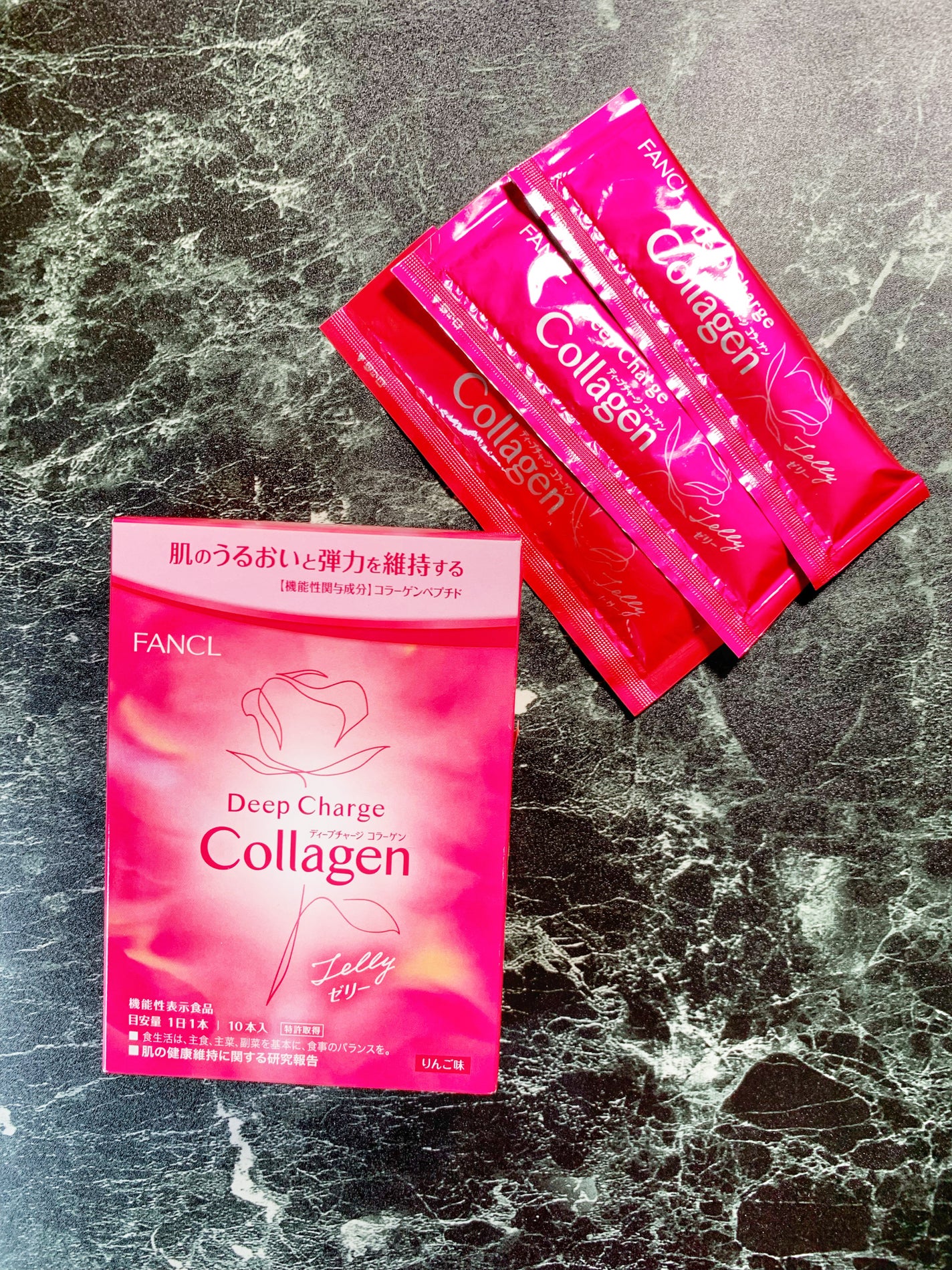 ディープチャージ コラーゲン スティックゼリー/ファンケル/美容サプリメントを使ったクチコミ(1枚目)