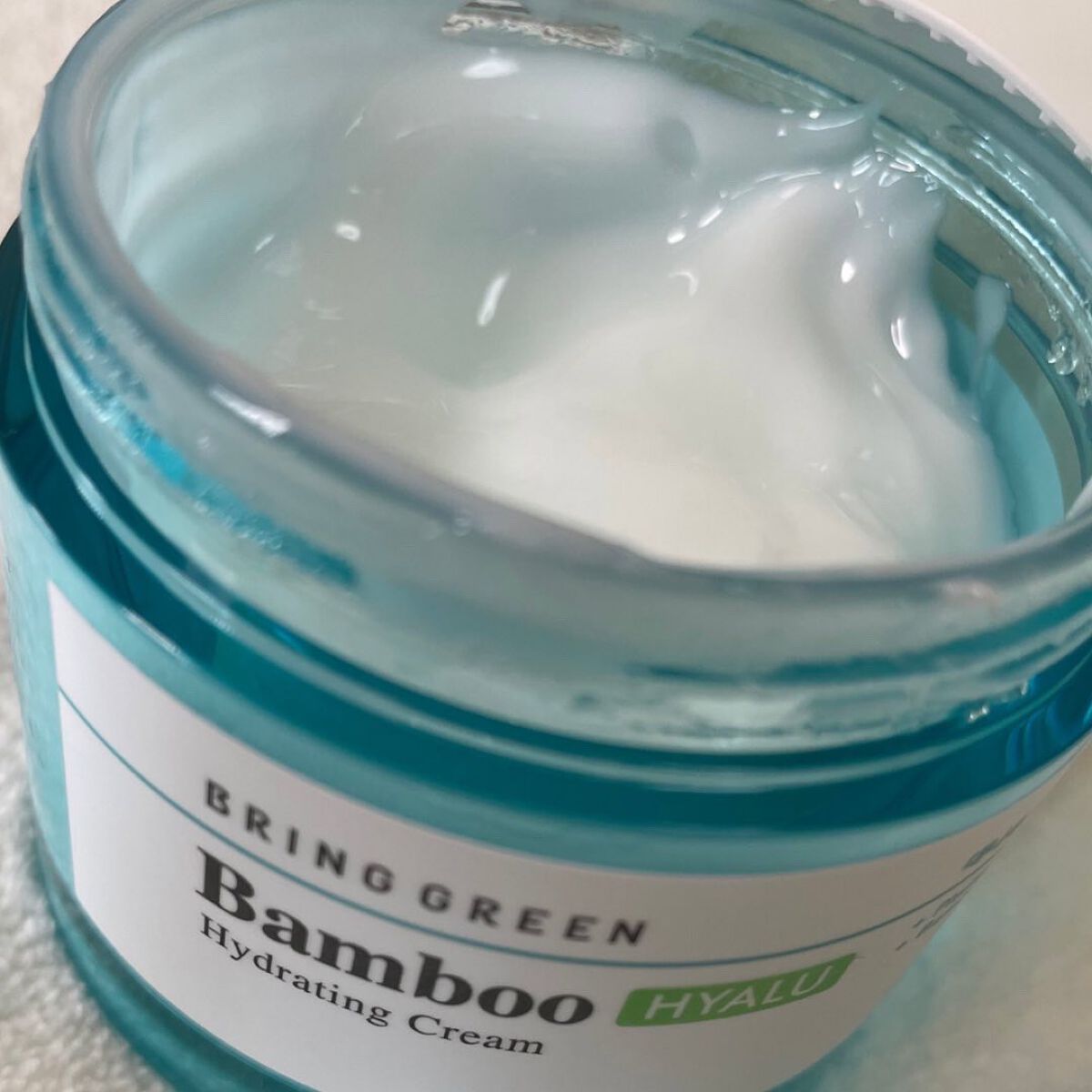 バンブーヒアル モイスチャークリーム/BRING GREEN/フェイスクリームを使ったクチコミ(2枚目)