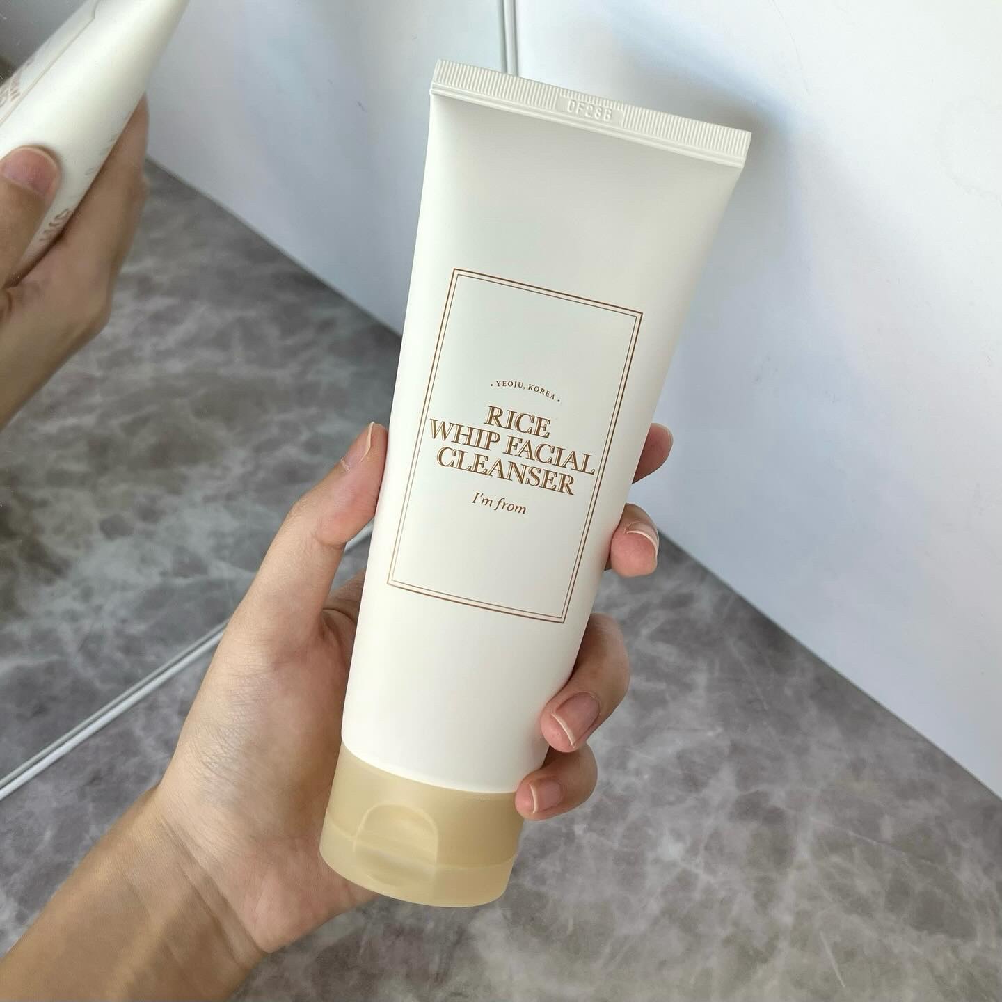 ライスホイップフェイシャルクレンザー/I'm from/洗顔フォームを使ったクチコミ（1枚目）