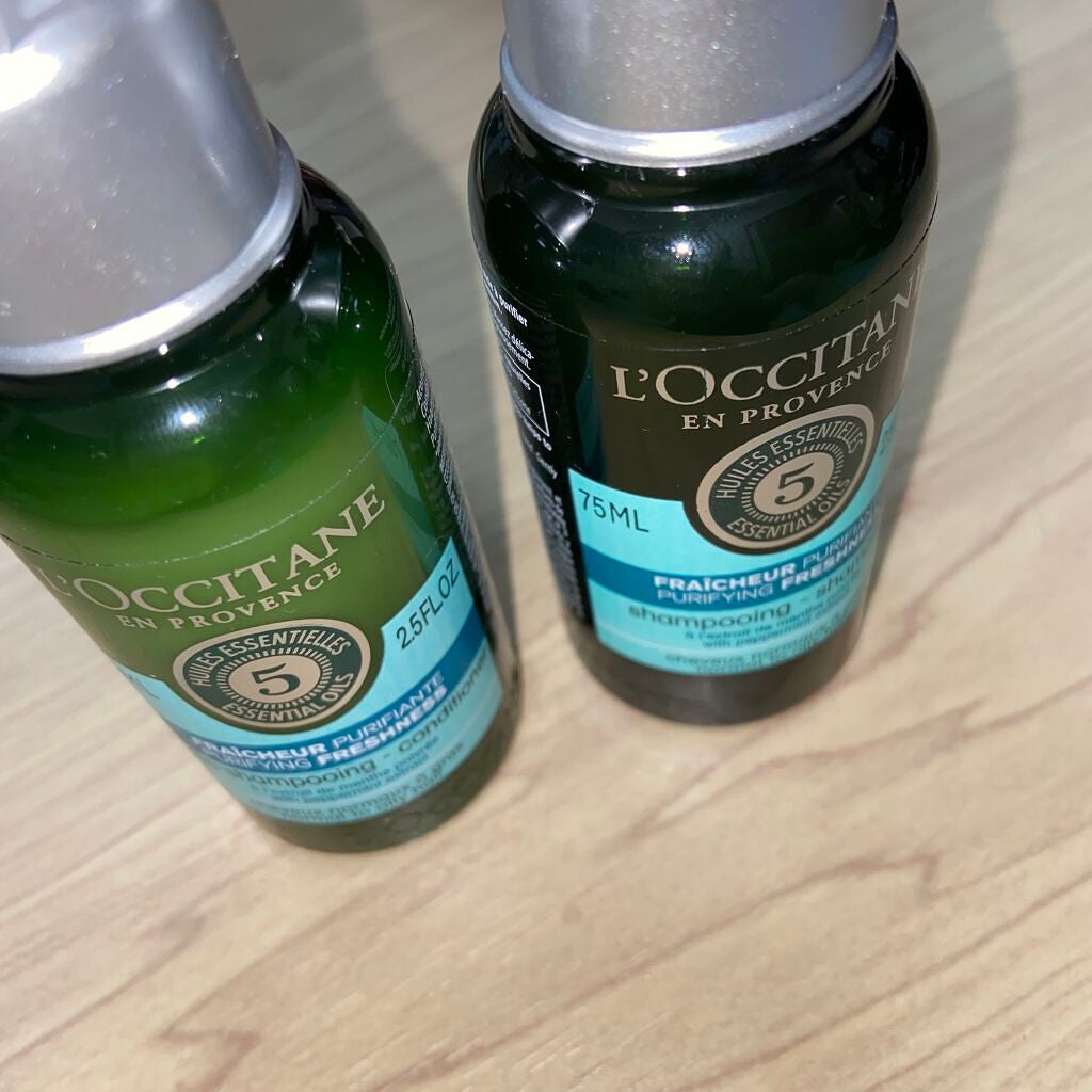 ファイブハーブス ピュアフレッシュネス シャンプー/コンディショナー/L'OCCITANE/市販シャンプーを使ったクチコミ(2枚目)