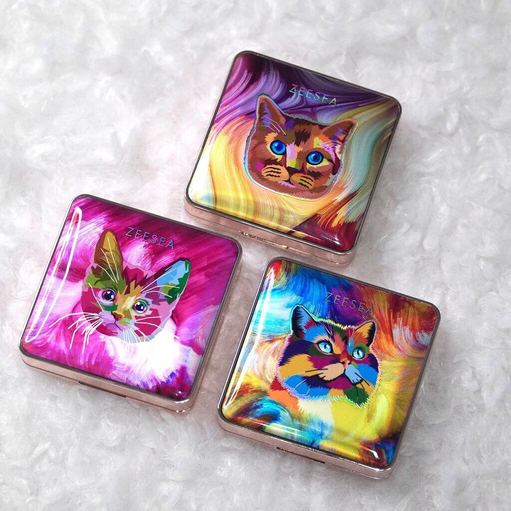 アニマルアイシャドウ(4シェード)/ZEESEA/アイシャドウパレットを使ったクチコミ(8枚目)