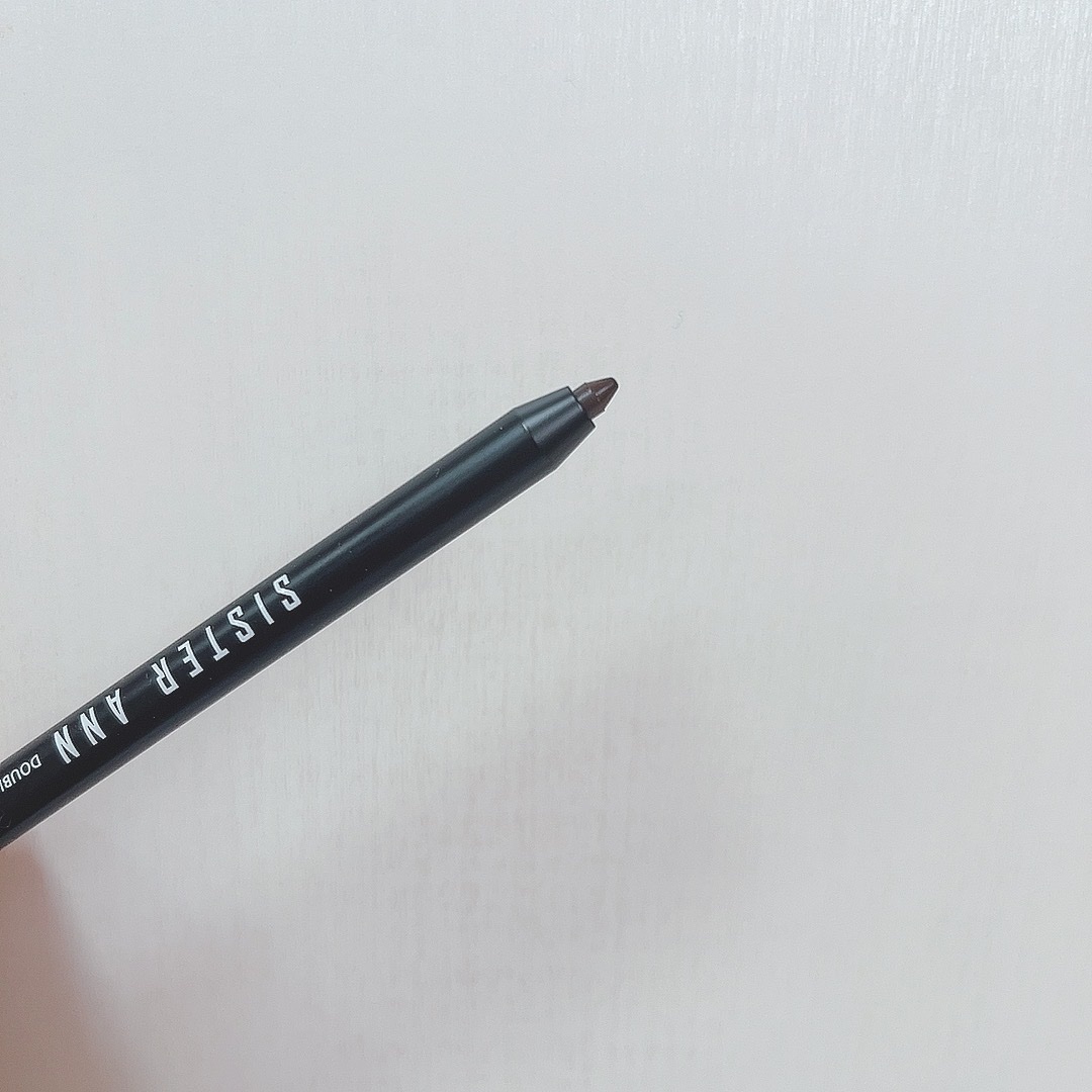 ウォータープルーフペンシルアイライナー 09 CHOCO BROWN/SISTER ANN/ペンシルアイライナーを使ったクチコミ（2枚目）